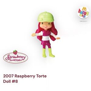2007 McDonald’s Strawberry Shortcake Raspberry Torte Doll Happy Meal Toy #8
